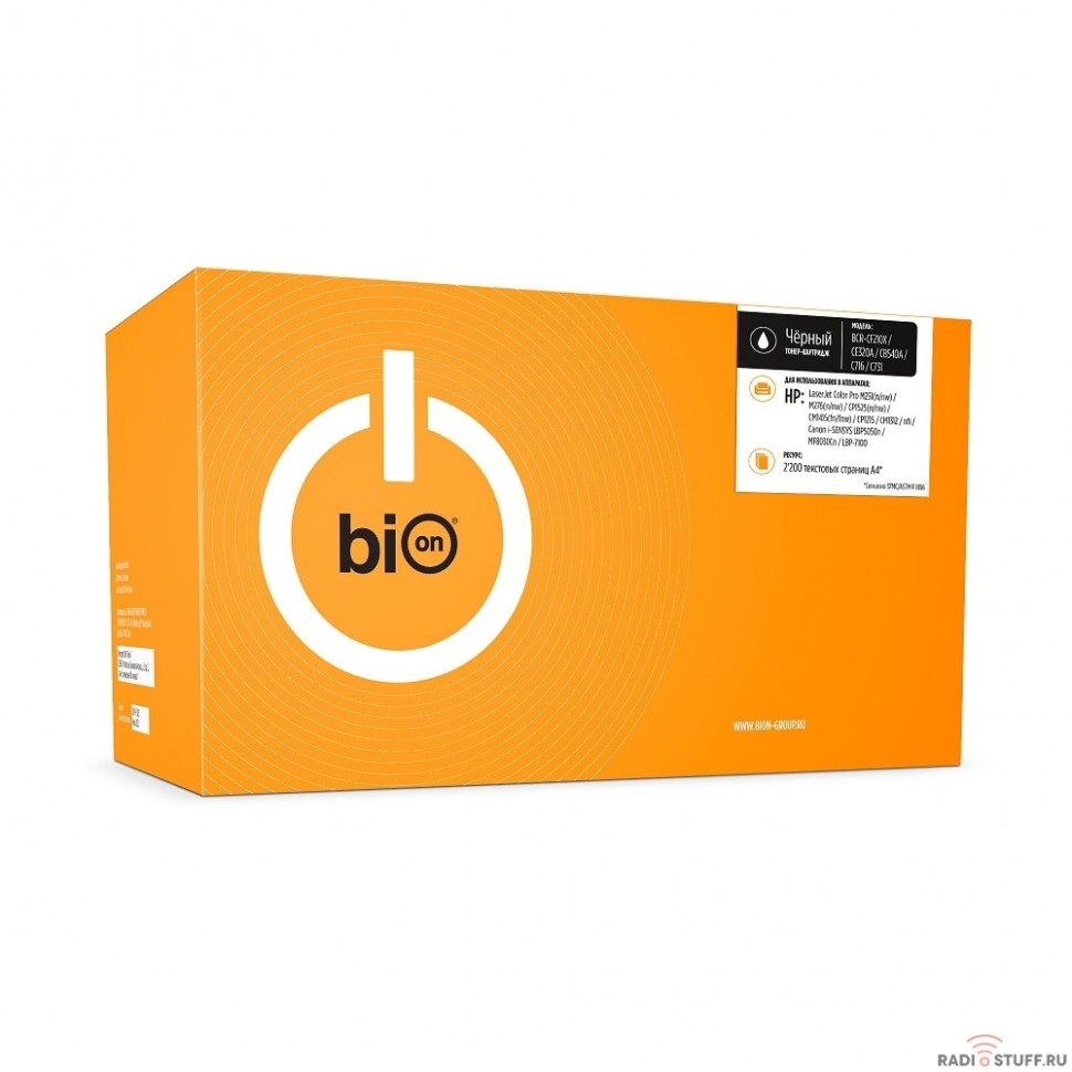 Bion CF210X/CE320A/CB540A/C716/C731 Картридж для HP LJ Pro M251/M276/CM1415/CP1525/CM1312/CP1215/1515;Canon LBP5050/MF8030/8050/8030/8050/8080/LBP5050/8080/7100/MF8230/8280/628/623 (2200 стр.),Черный