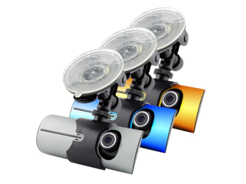 X3000 Yellow Автомобильный видеорегистратор 2-камерный 30fps, GPS, G-сенсор, SD, miniUSB 5p, желтый РАСПРОДАЖА