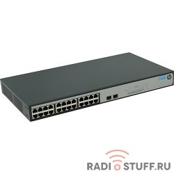 HP JH018A Коммутатор HPE 1420-24G-2S  неуправляемый 19U 24x10/100/1000BASE-T
